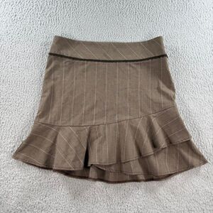 My-michelle Women's Brown and Tan Skirt